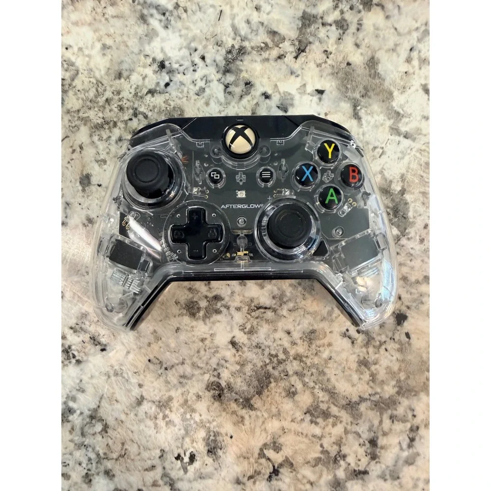 PDP Afterglow Prismatic Wired Controller for Xbox One PC Clear 048-007